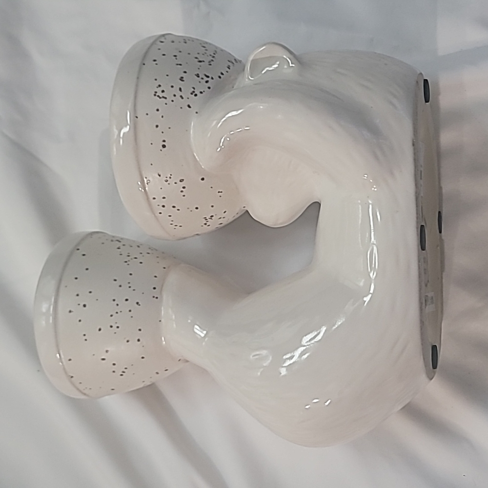 Anthropologie Double Pot Bear "Lake House" Planter, Retired
